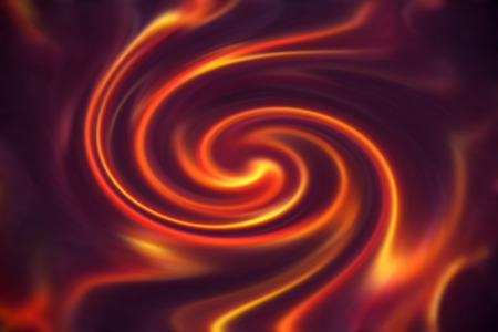 Abstract fire flames on a black and violet  background. And Spiral effectの写真素材
