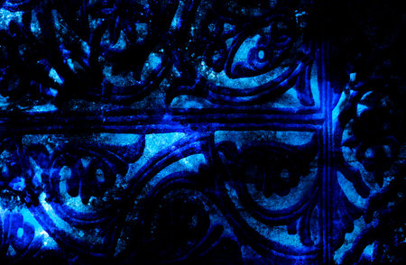 Pattern background with reflection.