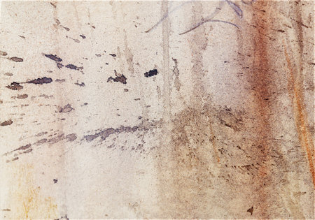 abstract painting with blurry and stained structure. metal rust effect with glitter grains. Painting...