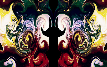 abstract colorful background with motion, dynamic and movement conceptの写真素材