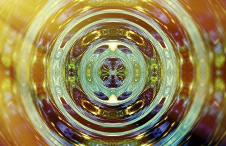 beautiful abstract circle pattern resembling water surface