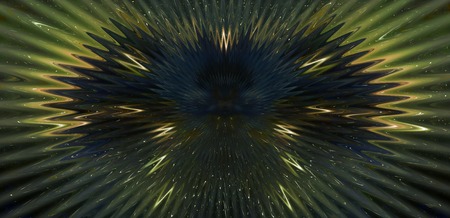 abstract colorful background with wavy linear structutes, computer graphic designの写真素材