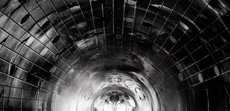 music notes in space with stars. Black and white. Music concept