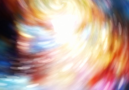 abstract background with cosmic energy swirling effect, colorful dynamic movement.の写真素材