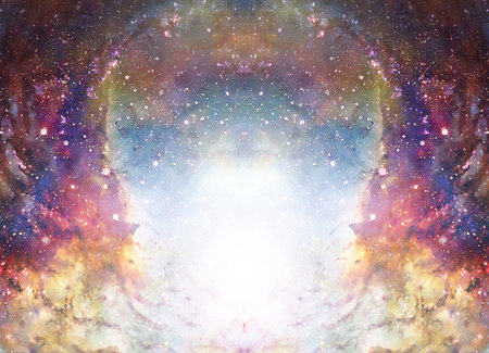 Cosmic space and stars, color cosmic abstract background.