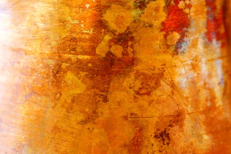 copper color structure. Brown and orange background.の写真素材