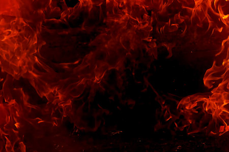 Fire flames background. Original flame and graphic effect.