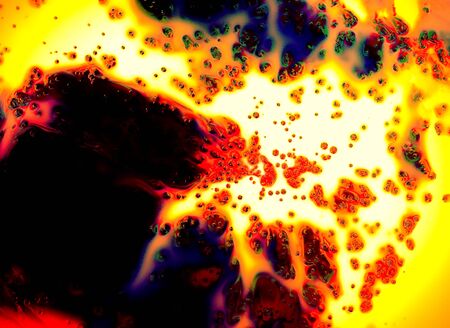Patterns formed on the surface of colorの写真素材