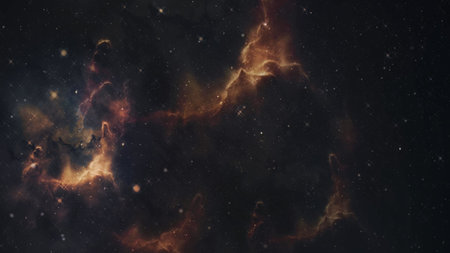 Nebula, Cosmic space and stars, cosmic abstract background.