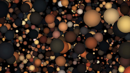 Abstract background with beautiful multi-colored cicles.の写真素材