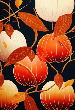 Abstract fruit background. Digital Art.の写真素材