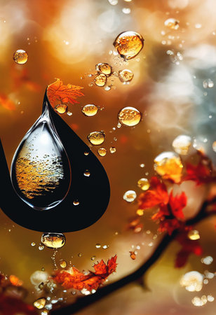 Water splash and water drop on abstract color background. Digital art.の写真素材