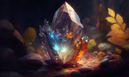 Amethyst crystal druse, beautiful crystal background, generative ai.の写真素材