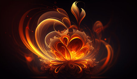 Beautiful flower background, generative aiの素材