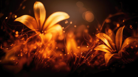 Beautiful flower background, generative aiの素材