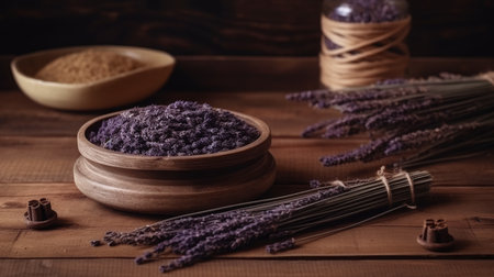 lavender still life. generative aiの素材