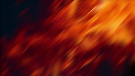 Beautiful light background with artistically arranged flames.