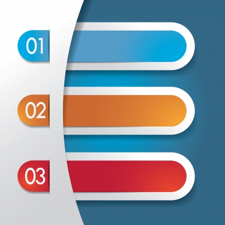 Round infograhpic elements which can be used for web, presentations, brochures, etc のイラスト素材