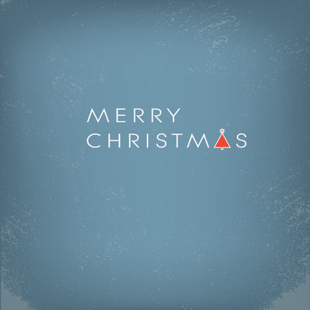 Merry Christmas vintage card design with creative letters. のイラスト素材