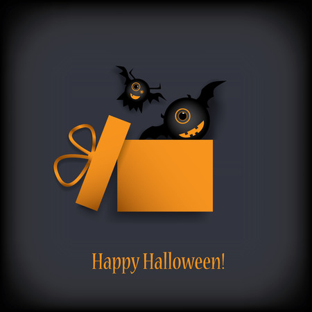 Halloween sales design card.のイラスト素材