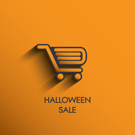 Halloween sales concept design. のイラスト素材