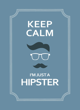 Hipster motivational poster with funny text. Eps10 vector illustrationのイラスト素材