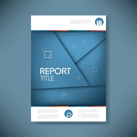 Brochure or annual report cover with abstract background and space for your text. Eps10 vector illustrationのイラスト素材