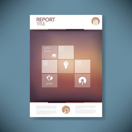 Brochure or annual report cover with abstract background and space for your text. Eps10 vector illustrationのイラスト素材