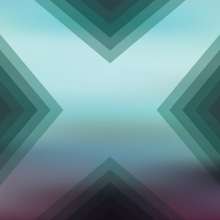 Abstract blurred background with geometric shapes. Dark colors gradient mesh vector. Suitable for...