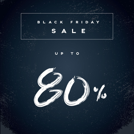 Black Friday sale banner with percentage discounts on special offers. Shopping poster vector background. Eps10 vector illustration.のイラスト素材