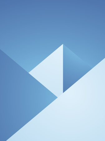 Winter mountains abstract landscape background with blue and white gradients.のイラスト素材