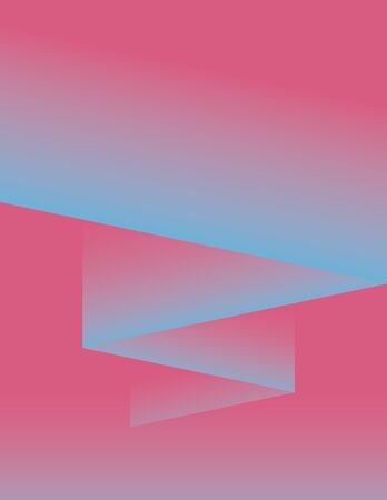 Abstract gradient vector background with aurora geometric shape. Minimal graphic design for poster, flyer, leaflet template.のイラスト素材