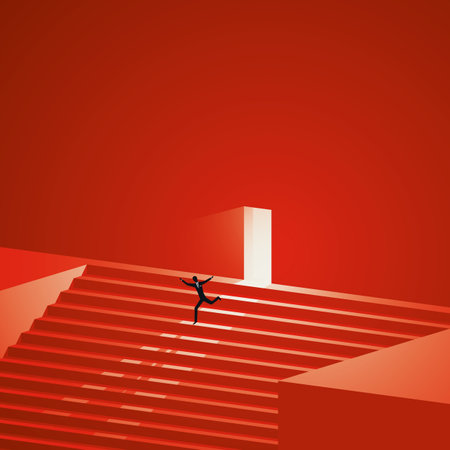 Business opportunity vector concept. Finding new career, business solutions.のイラスト素材
