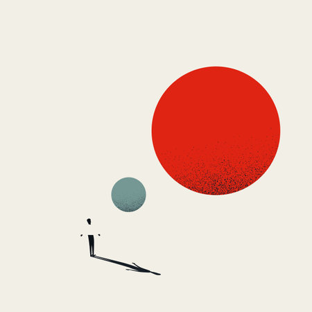 Business decision vector concept with creative illustration style. Business strategy, analysis and planning symbol.のイラスト素材