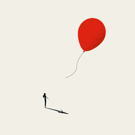 Business woman discrimination and inequality vector concept. Women lose voice, hope and struggle.のイラスト素材