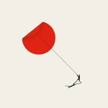 Business secret revealing vector concept. Symbol of success, challenge and opportunity.の写真素材