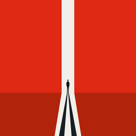 Business career or investment opportunity vector concept. Symbol of future, success. Minimal design illustration.のイラスト素材