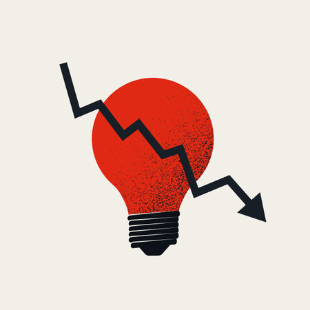 Creative burnout vector concept. Symbol of mental health, depression, chaos. Minimal illustration.のイラスト素材