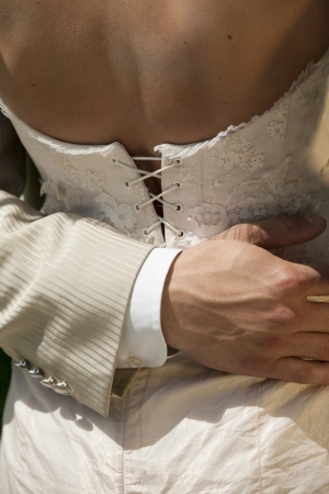 On her most important day の写真素材