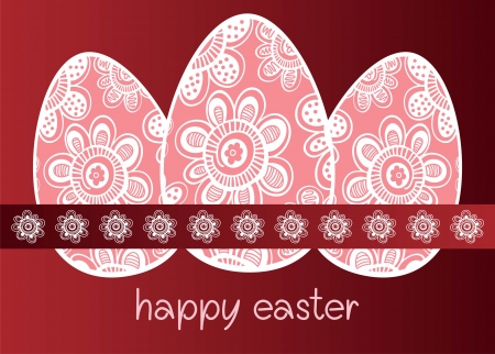 painted eggsのイラスト素材