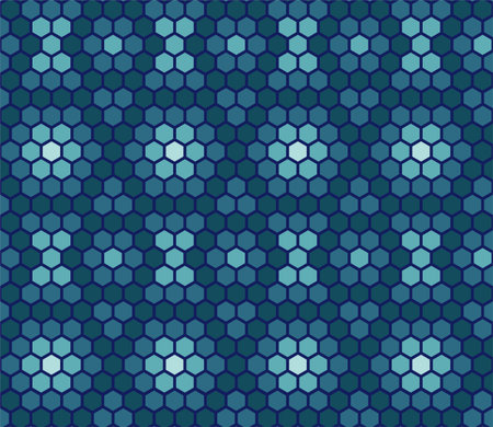texture background of geometric shapes blue hexagons