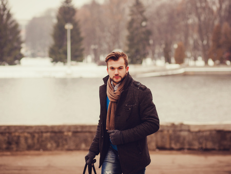 portrait of a young businessman. top managerの写真素材