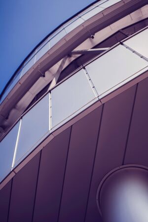 modern office building in futuristic styleの写真素材