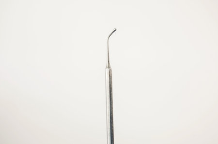 dental instruments on white background. healths