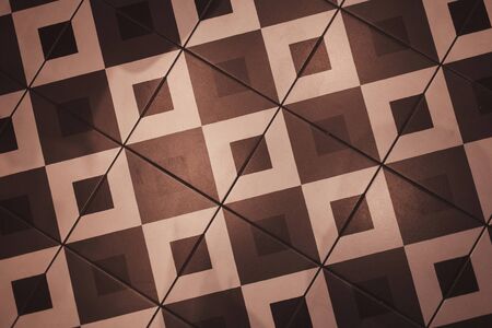 floor tiles. Modern geometric pattern for surfaceの写真素材