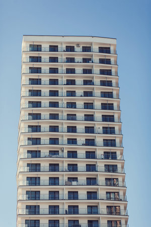 modern architecture. new office or residential building