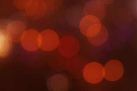 Stylish christmas wreath with red heart, modern decor on store front or building facadeの写真素材