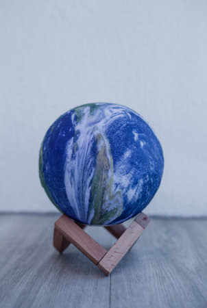 Robotic vacuum cleaner cleaning the room. household assistantの写真素材