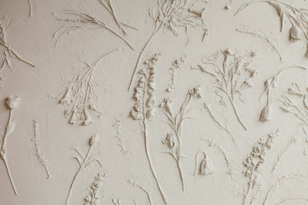 wall relief for the interior. handmade work. wallpaper