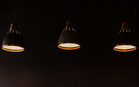 vintage home lamp, industrial home lights, loft styleの写真素材